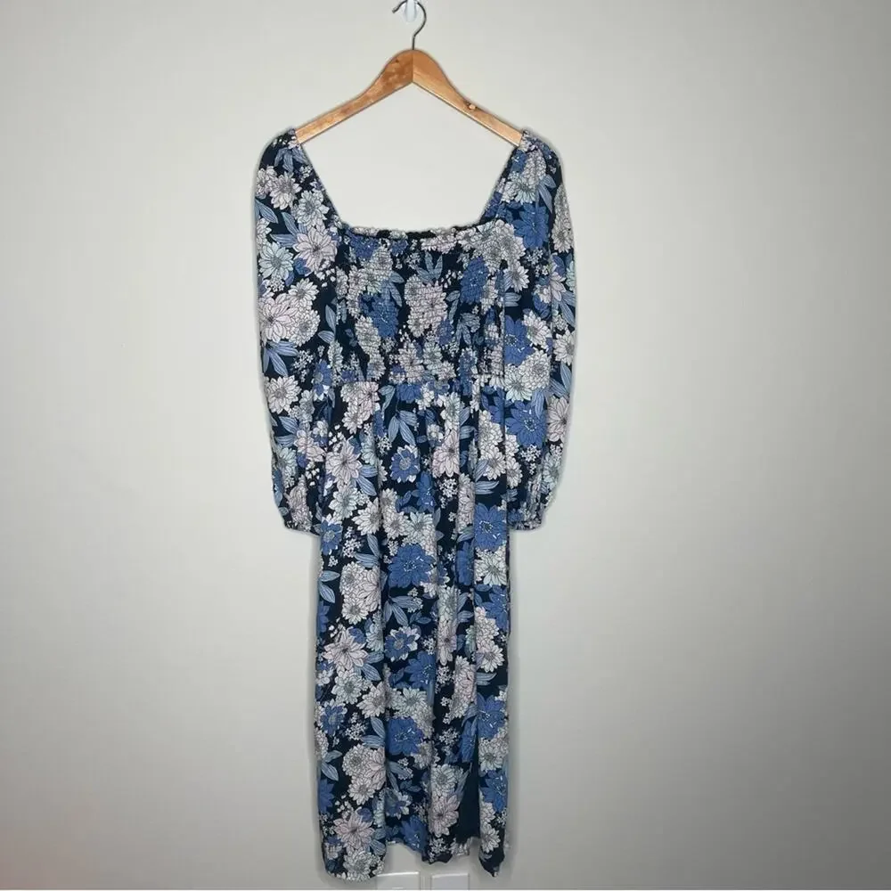 J. Crew Linen Daydream Dress in Zinnia Floral M